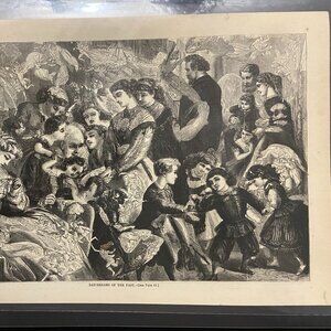 Harpers Weekly, Vintage Woodblock,